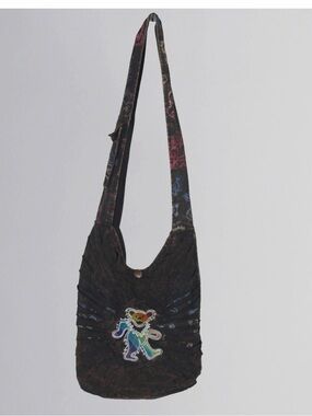 Black Viola LeeCrossbody Bag featuring Dancing Bear